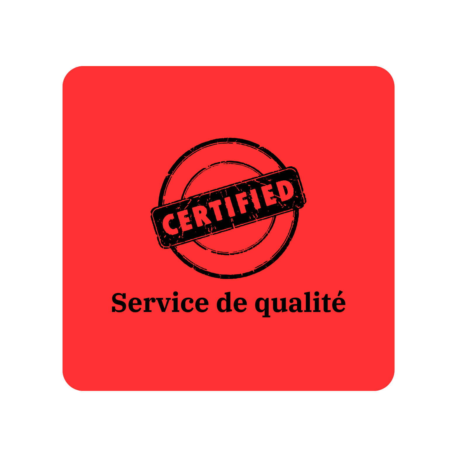 service de qualité