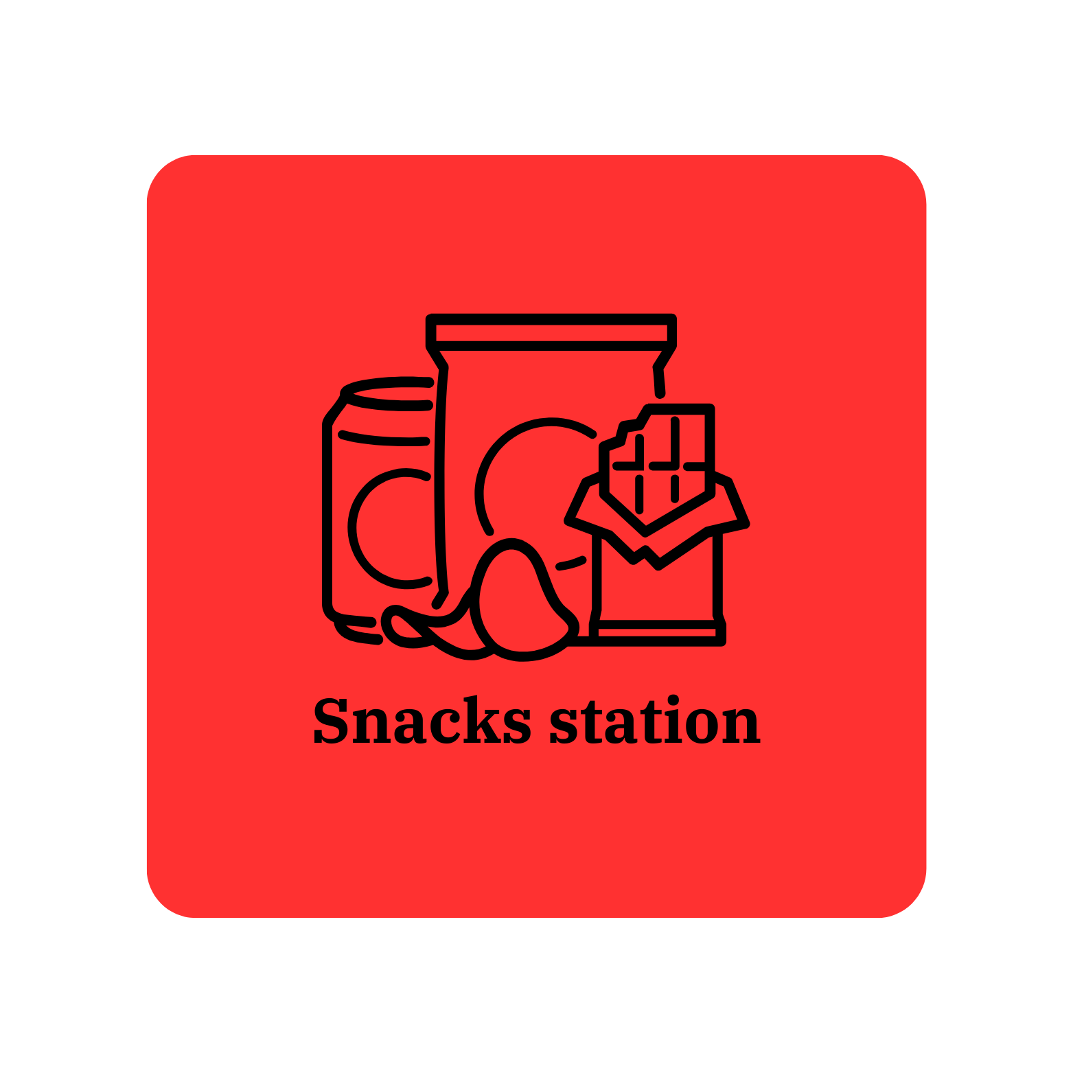 snacks station